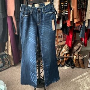 Women's High-Rise Flare Jeans - Universal Thread Dark Blue Size 4